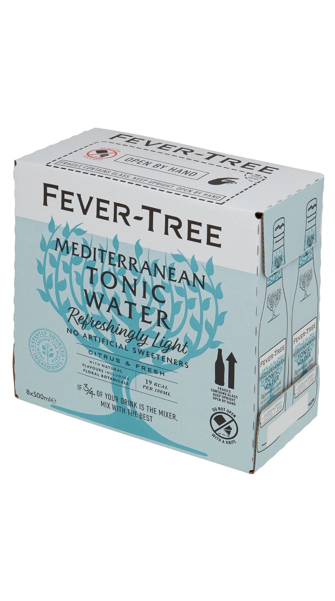 Fever - Tree Refreshingly Light Indian Tonic Water 8x500ml - Cook & Nelson